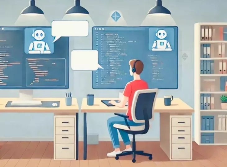 Programador trabajando 