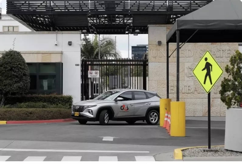 Embajada de Estados Unidos en Colombia este domingo 