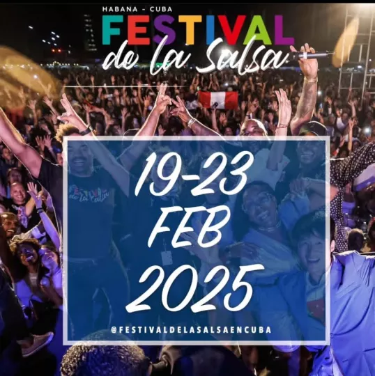 El Festival de la Salsa en Cuba se realizará del 19 al 23 de febrero de 2025