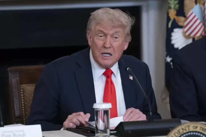 Fotografía de Archivo del presidente Donald Trump 