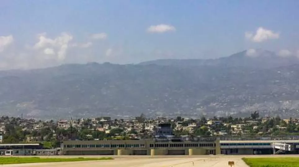 Vista del aeropuerto internacional Toussaint Louverture, en Puerto Príncipe, Haití.