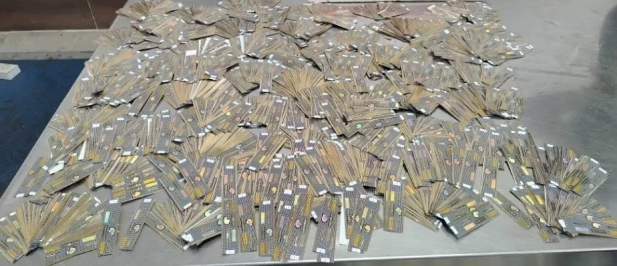 Habilitaciones falsas de tabaco Cohiba/ Foto: Cubadebate 