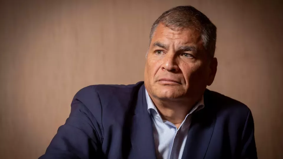 El expresidente ecuatoriano Rafael Correa (2007-2017).