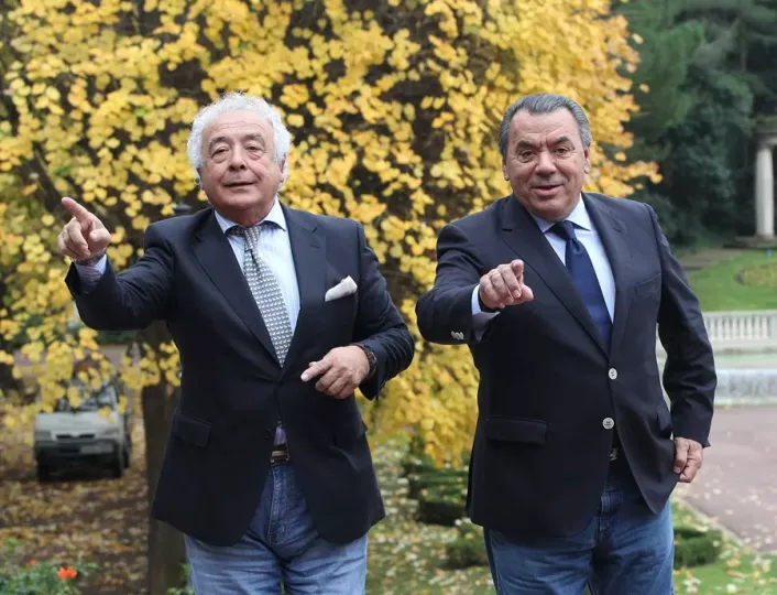 Antonio Romero Monge y Rafael Ruiz, integrantes del dúo Los del Río, y autores de la canción Macarena.
