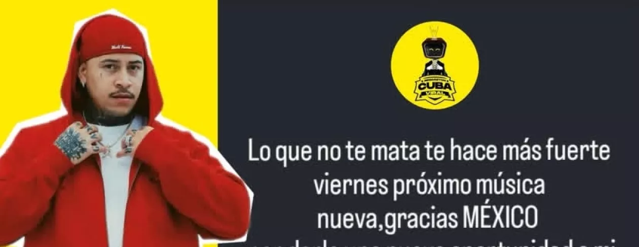 Mensaje de el reguetonero cubano El Chulo.