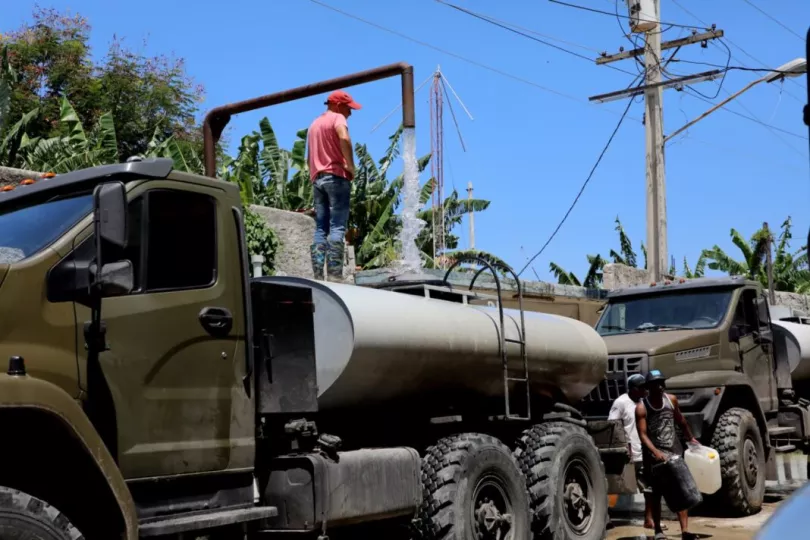 Imagen representativa de la crisis de agua en Cuba con una imagen ilustrativa.