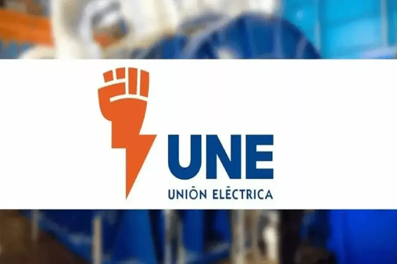Imagen del logo de la Agencia Cubana de Noticias y un titular sobre el sistema eléctrico nacional.