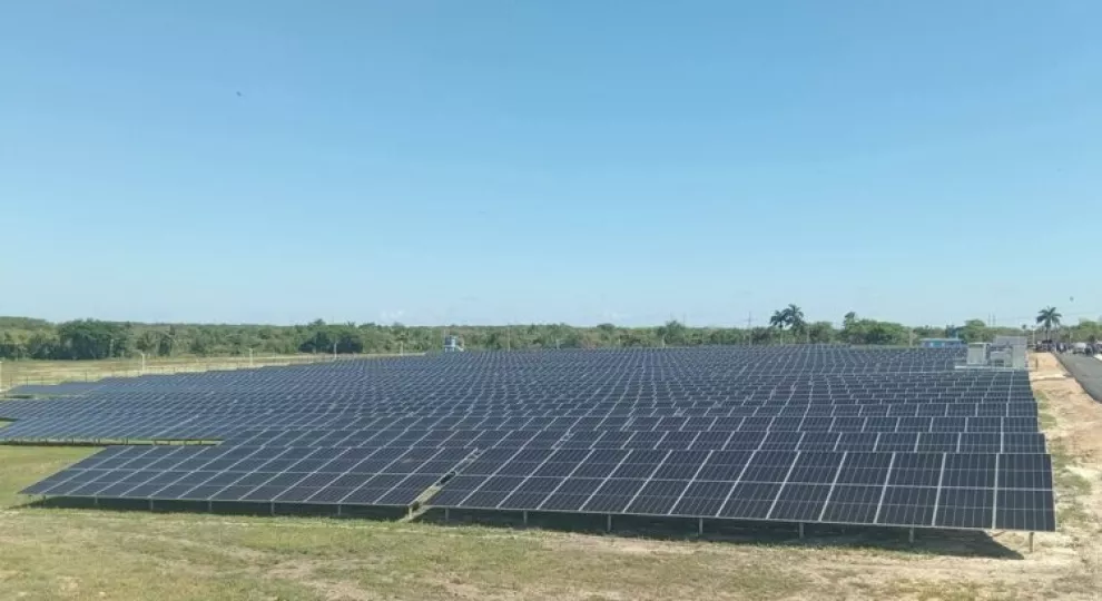 Nuevo parque solar en Ciego de Ávila con la colaboración de China. 