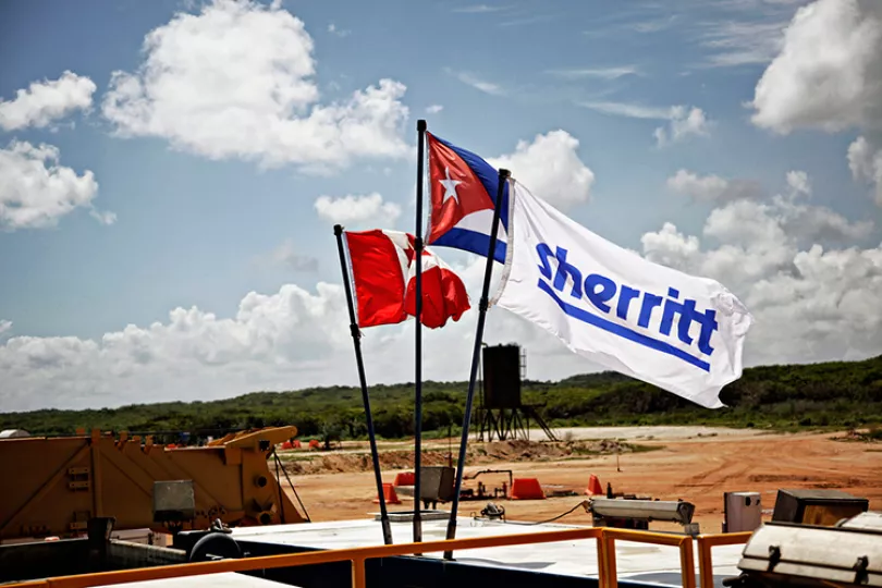 Imagen de la empresa Sherritt International en Cuba.