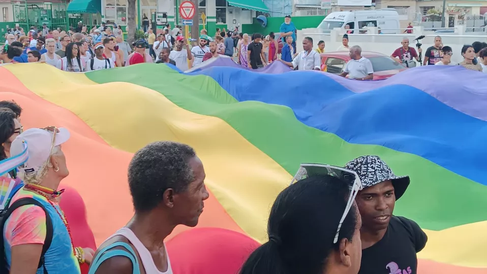 La conga es uno de las actividades más importantes de la Jornada contra la Homofobia y la Transfobia en Cuba.