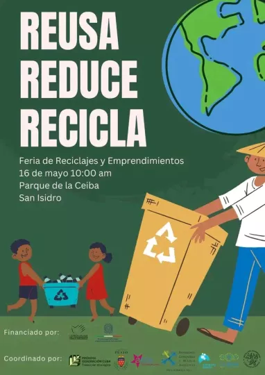 Imagen promocional de la Feria de Reciclaje y Emprendimientos en San Isidro.