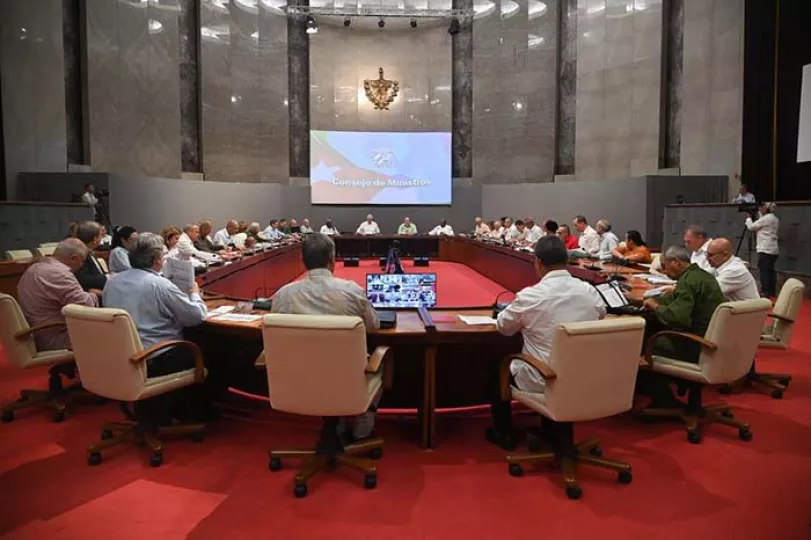 Imagen de anteproyectos de ley presentados en Cuba.