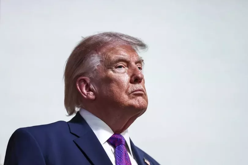 Donald Trump en un evento oficial