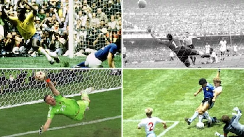Imagen alusiva a un partido histórico de la Copa del Mundo.