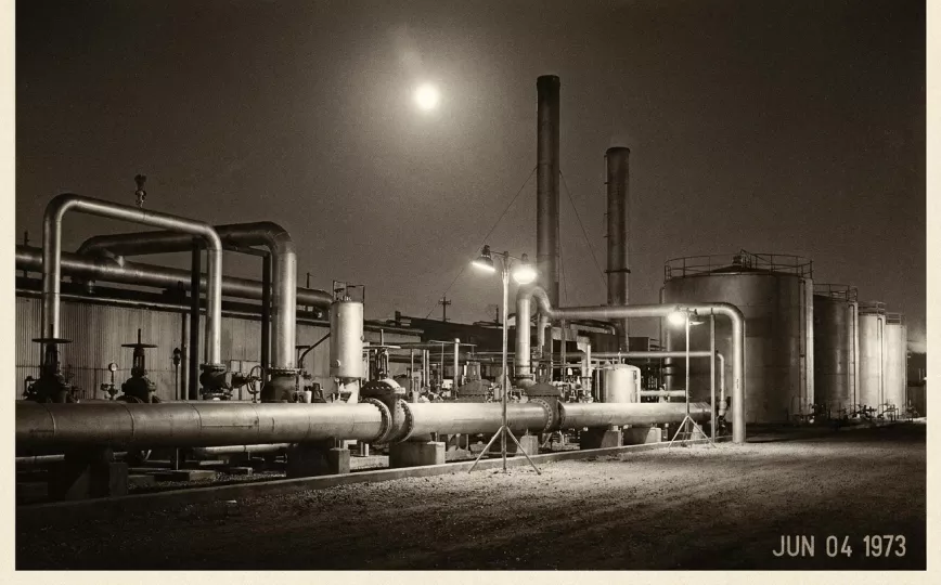 Imagen de archivo de las instalaciones de la Empresa de Gas Manufacturado.