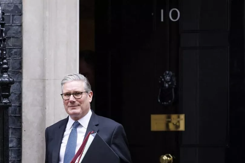 El primer ministro británico Keir Starmer durante una visita a York.