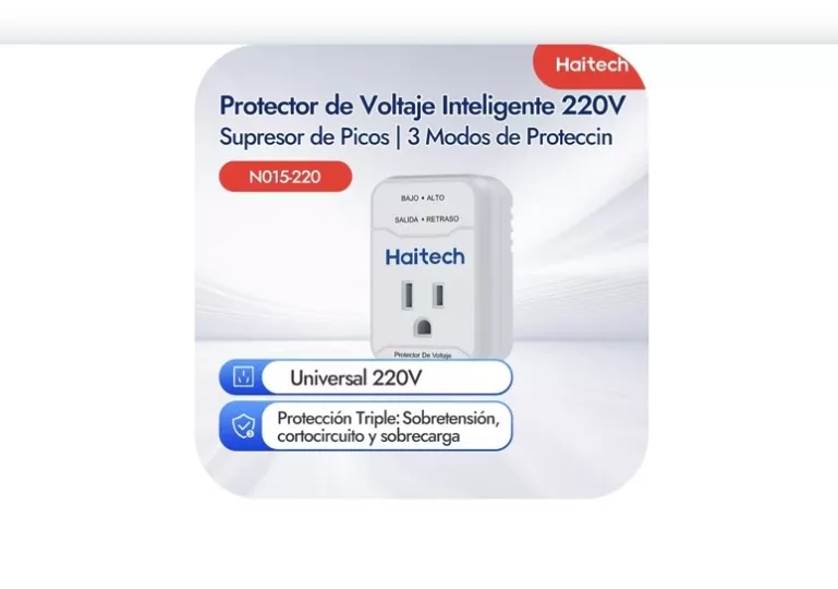Los protectores de voltaje están diseñados para proteger electrodomésticos y equipos electrónicos frente a subidas, bajadas o picos de tensión.