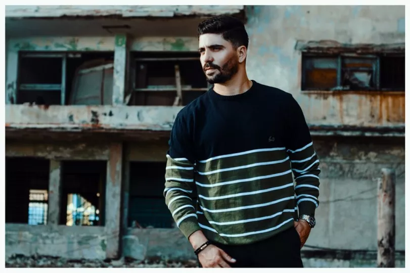 Fotografía del actor cubano Alejandro Cuervo.