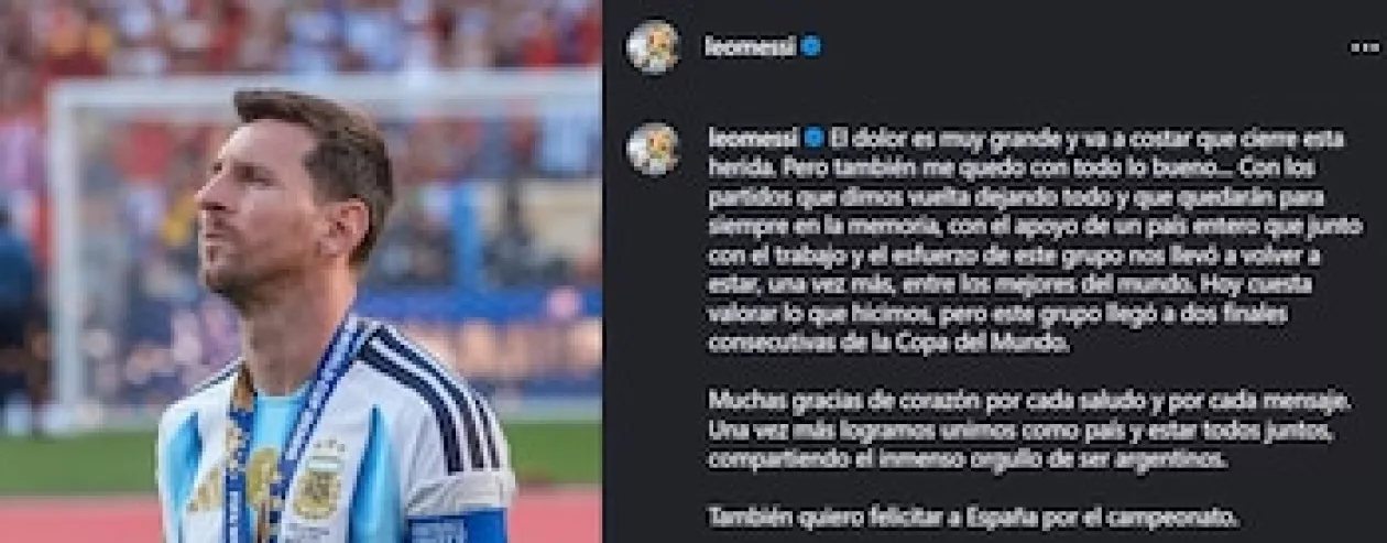 Lionel Messi visiblemente afectado durante la premiación del Mundial 2026.