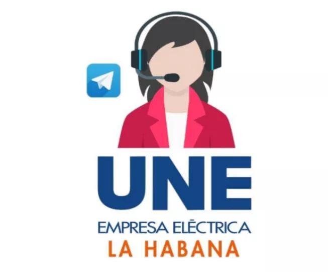 Captura de pantalla con los números de contacto habilitados por la Empresa Eléctrica de La Habana tras la desconexión del sistema.