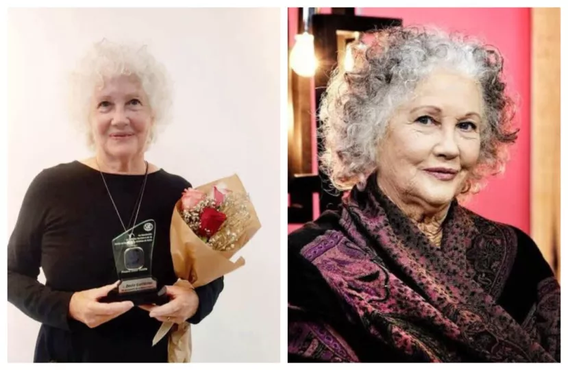 Fotografía de la actriz y directora teatral cubana Doris Gutiérrez.