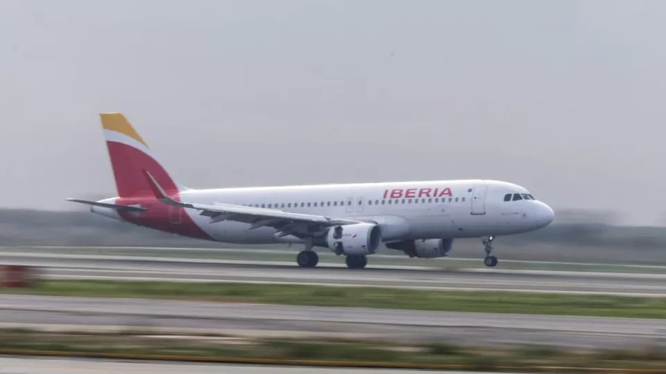 Imagen de archivo de un avión de Iberia.