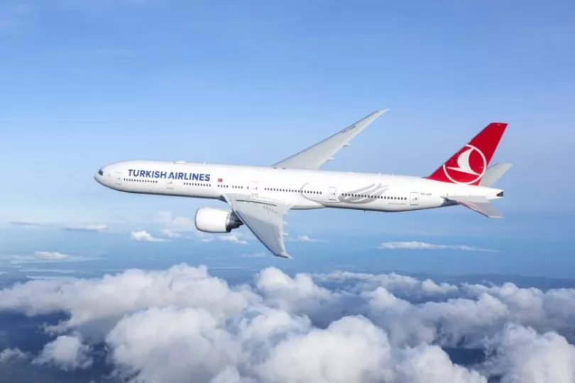 Aeronave de Turkish Airlines. 