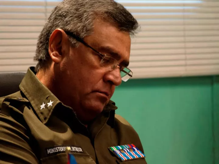 El actor cubano Roberto Perdomo durante una entrevista.