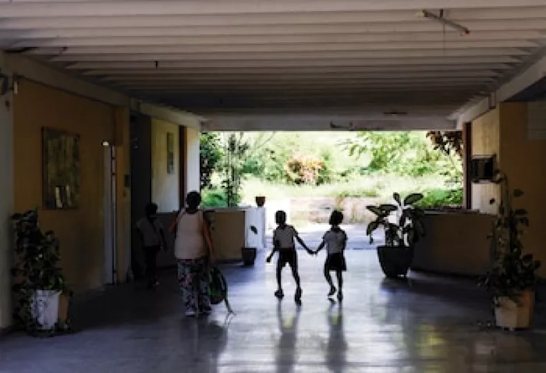 Instalaciones de un centro educativo cubano en medio de la crisis actual.