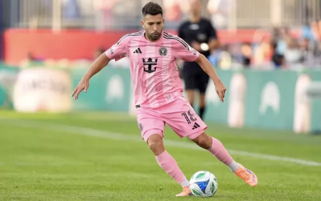 Jordi Alba, defensa del Inter de Miami. 