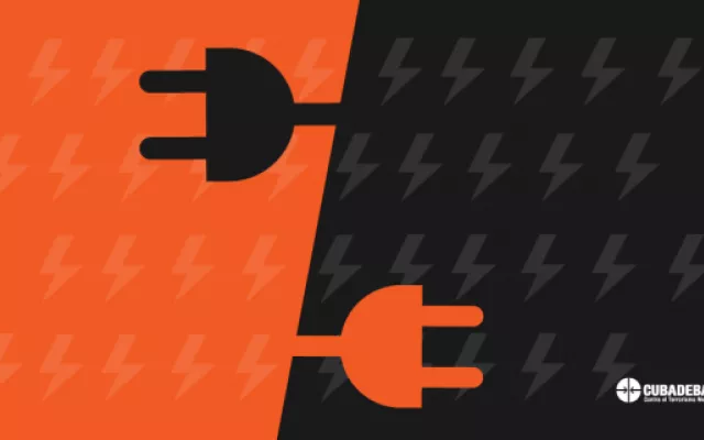 Ilustración representativa sobre las causas de los apagones y la crisis en el sistema eléctrico.