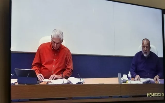 Sesión ordinaria del Consejo de Estado en Cuba realizada el 14 de octubre de 2026.