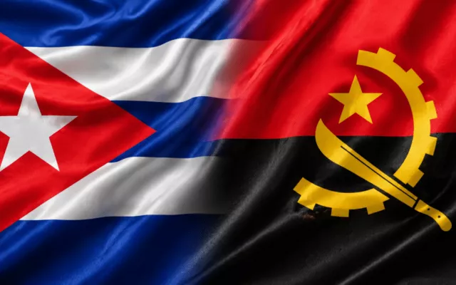 Gráfico financiero representando el estado de la deuda pública de Cuba con Angola.