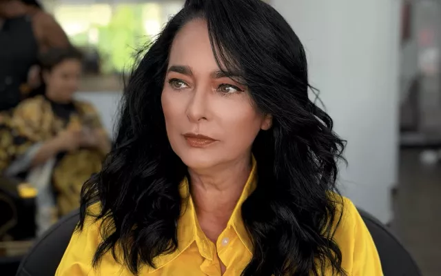 Jacqueline Arenal posando durante la promoción de la serie Medusa 2.