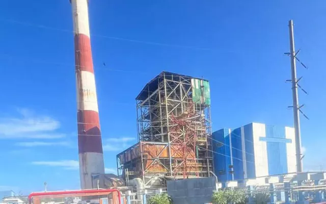 Vista de la Central Termoeléctrica Antonio Guiteras en Matanzas.